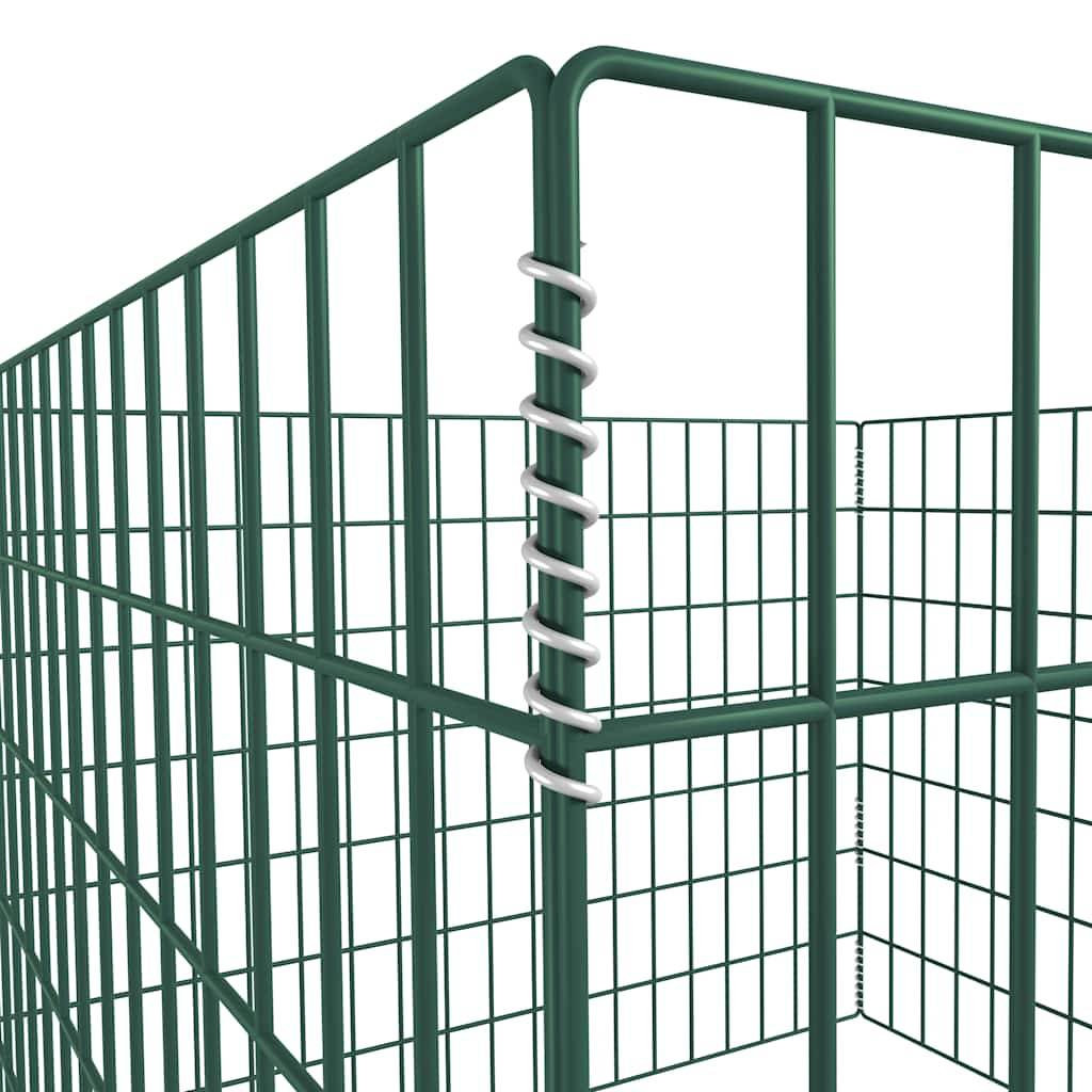 141206 vidaXL Square Mesh Garden Composter 100 x 100 x 70 cm 3
