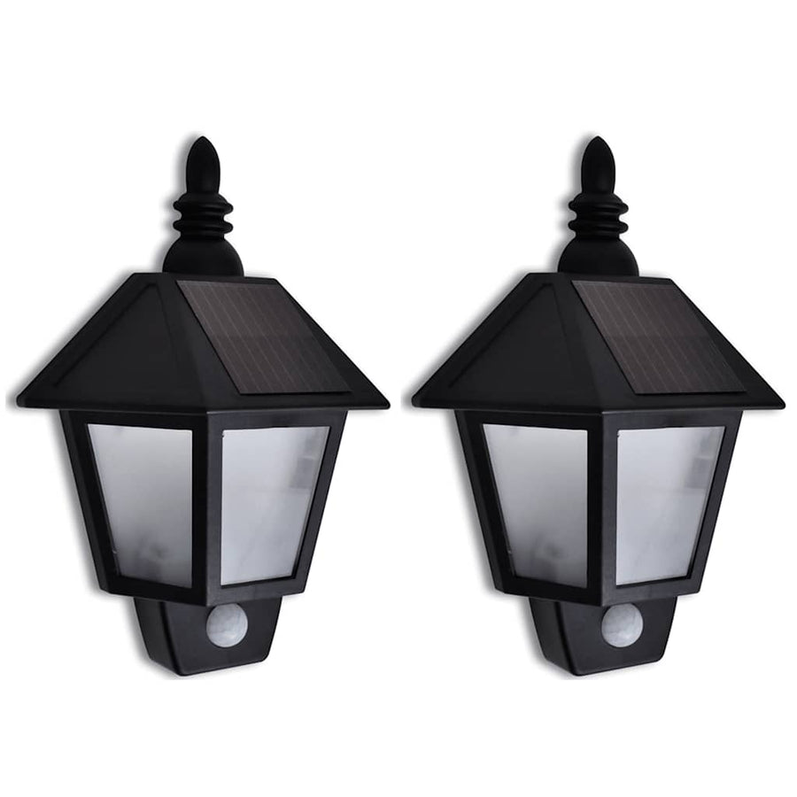 Solar Wall Lamp with Motion Sensor 2 pcs 1