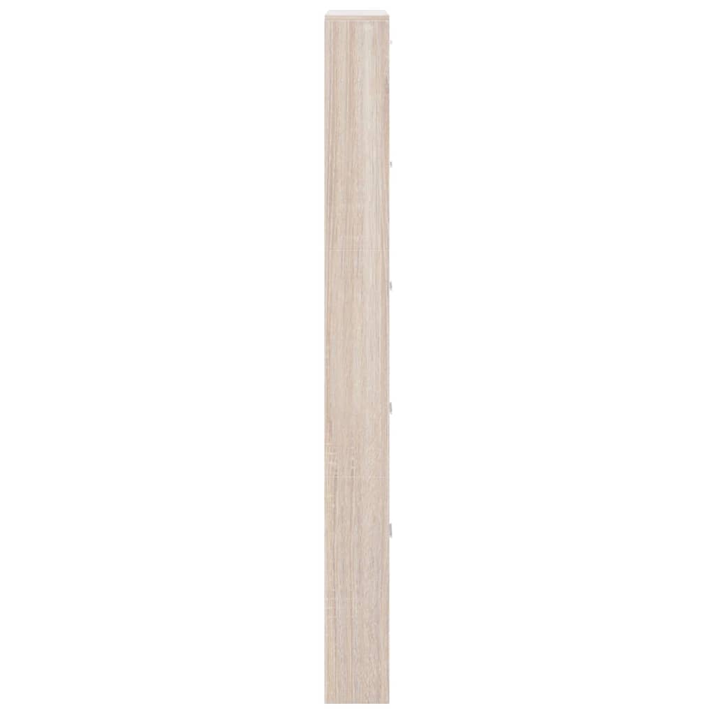 vidaXL Shoe Cabinet | Oak | Engineered wood | 59 x 17 x 169 cm | Shoe Cabinet 5