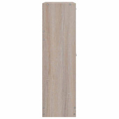 vidaXL Shoe Cabinet | Oak | Engineered wood, Plastic, Aluminium alloy | Medium 5