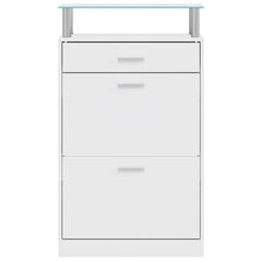 vidaXL Shoe Cabinet | White | Engineered Wood | Medium | Shoe Cabinet 4