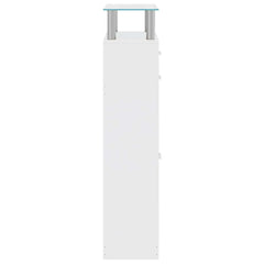 vidaXL Shoe Cabinet | White | Engineered Wood | Medium | Shoe Cabinet 5