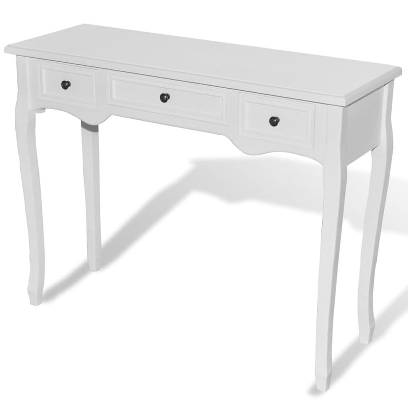 Dressing Console Table with 3 Drawers