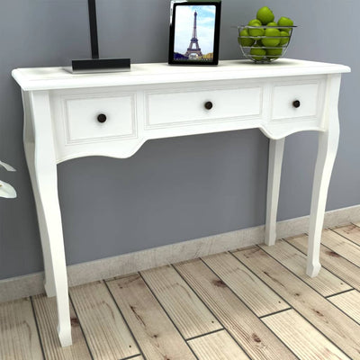 Dressing Console Table with 3 Drawers