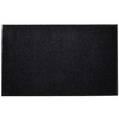 vidaXL Door Mat Black 90 x 150 cm PVC 1