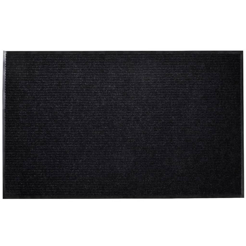 Door Mat 90 x 150 cm Black PVC