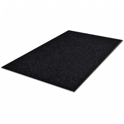 Door Mat 90 x 150 cm Black PVC