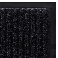 vidaXL Door Mat Black 90 x 150 cm PVC 5