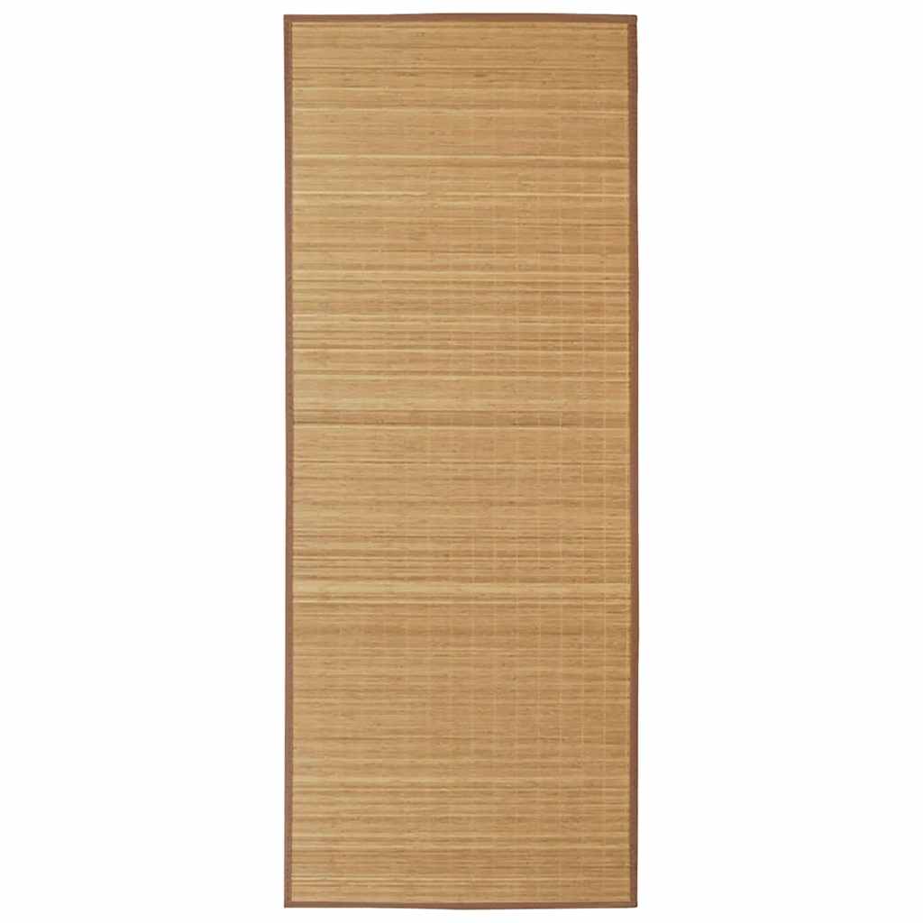 vidaXL Rug | Brown | Bamboo top + polypropylene edges | 80 x 300 cm | Non-slip 2