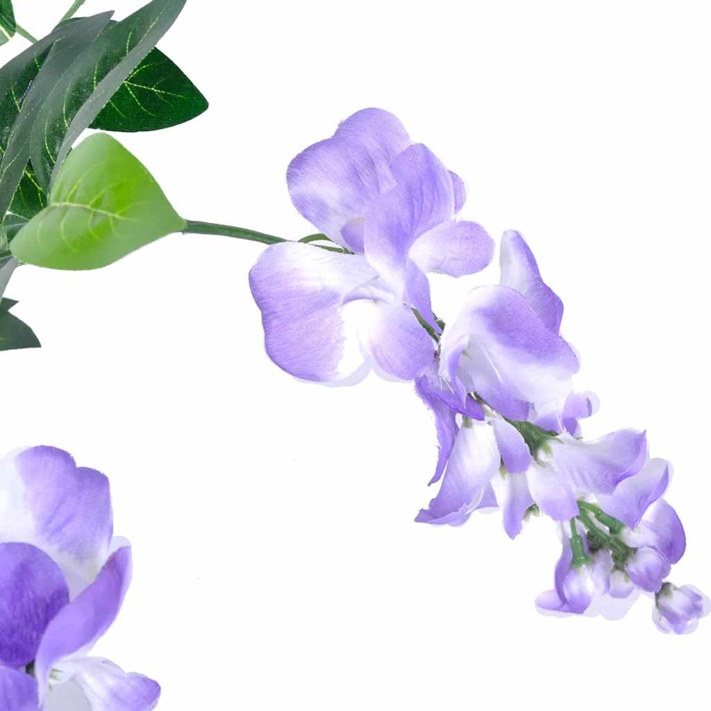 vidaXL Artificial Plant | Green | Wood | 120 cm | Decorative Inlays 2