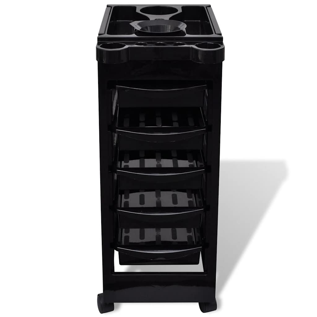 Hair Salon Plastic Trolley with Wheels 3