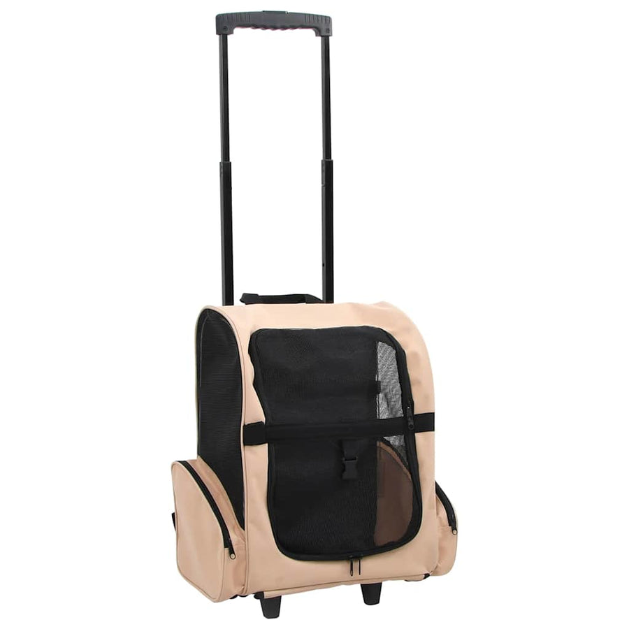 Beige Foldable Multipurpose Pet Trolley 1