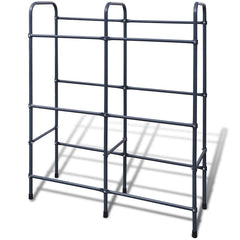 vidaXL Steel Shelf for 6 Crates 2