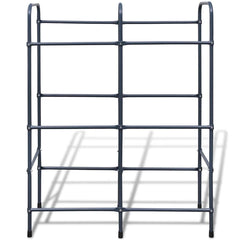 vidaXL Steel Shelf for 6 Crates 3