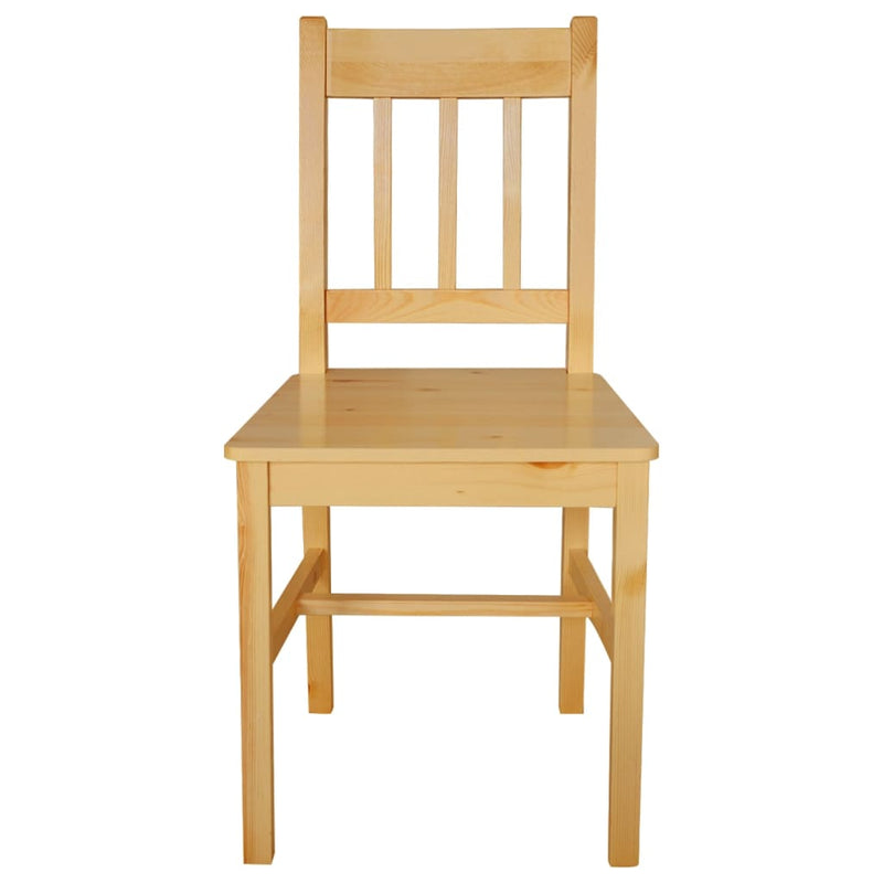 Dining Chairs 2 pcs Pinewood