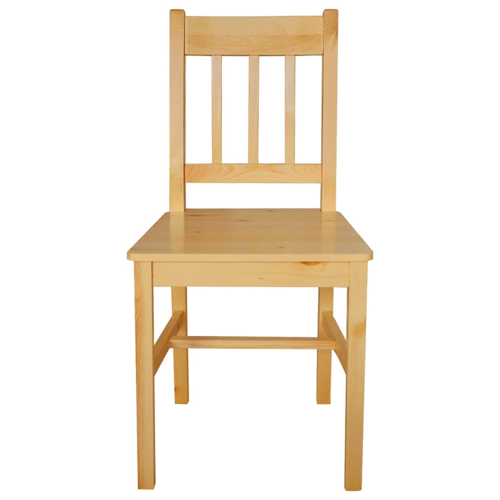 vidaXL Dining Chairs 4 pcs Pinewood 2
