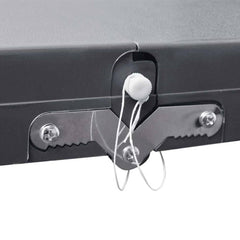 Foldable Camping Table Set with 4 Stools Light grey