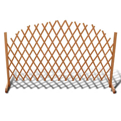 41296 vidaXL Trellis Fence Solid Wood 180 x 100 cm 1