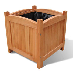 vidaXL Raised Bed | Set of 2 | Natural Wood | Solid wood | 30x30 cm | Durable 2