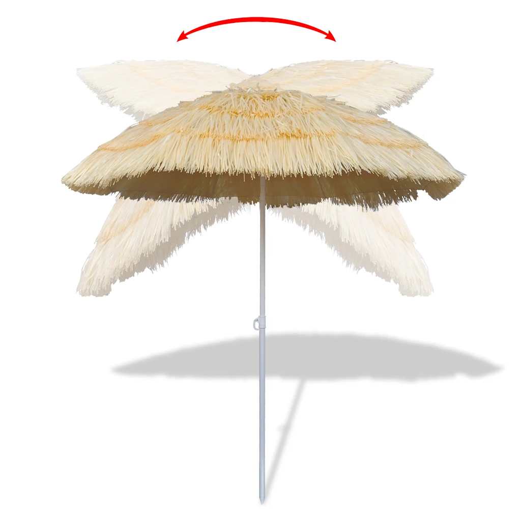 vidaXL Tilt Beach Parasol Hawaii Style 4