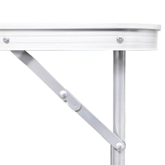 vidaXL Foldable Camping Table with Metal Frame 80 x 60 cm 4