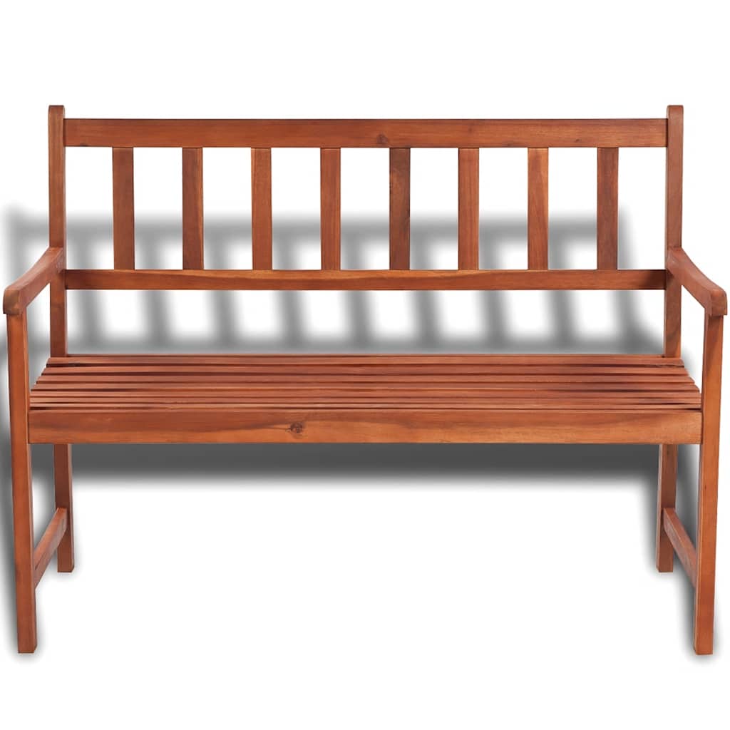vidaXL Garden Bench | Light Brown | Acacia hardwood | Medium | Durable 2
