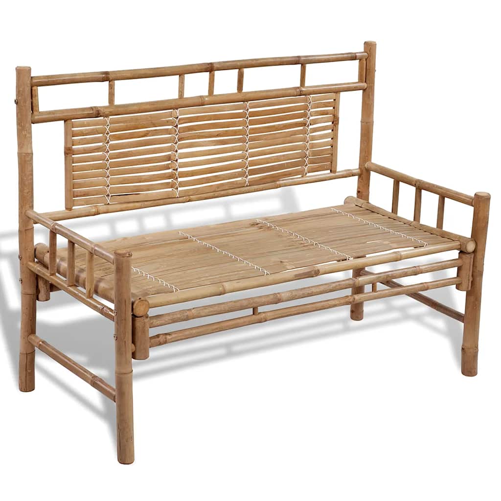 vidaXL Garden Bench 120 cm Bamboo 1