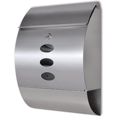 vidaXL Stainless Steel Mailbox 1
