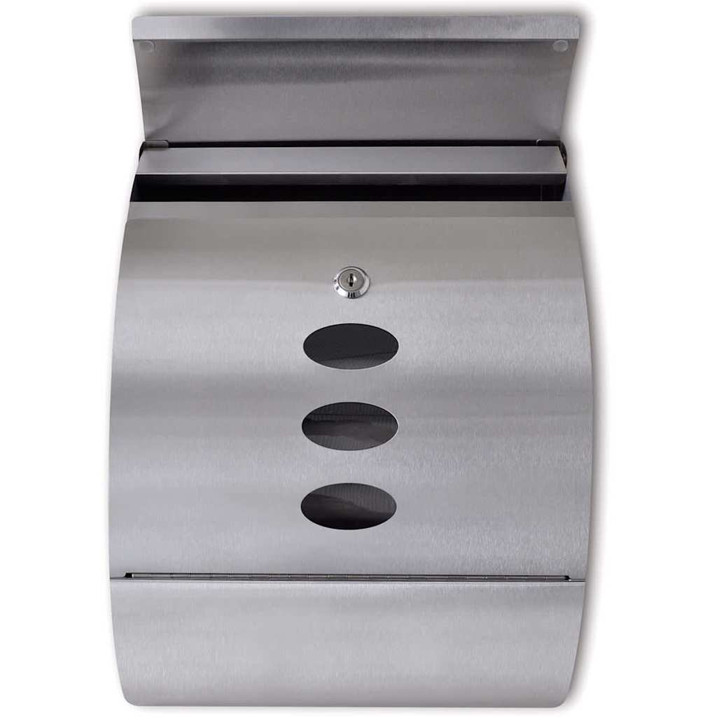 vidaXL Stainless Steel Mailbox 2