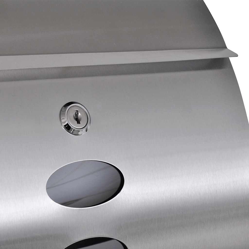 vidaXL Stainless Steel Mailbox 6