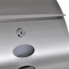 vidaXL Stainless Steel Mailbox 6