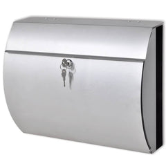 Stainless Steel Mailbox 37.5 cm 31 cm 13 cm