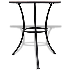 vidaXL Garden Table | Terracotta | Powder-coated iron frame and ceramic top 2