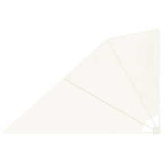 41577 vidaXL Collapsible Balcony Side Awning Cream 160x240 cm 2