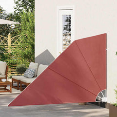 41580 vidaXL Collapsible Balcony Side Awning Terracotta 160x240 cm 3