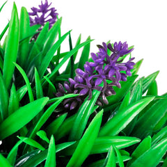 vidaXL Artificial Plant | Set of 2 | Green & Purple | Polyethylene | Medium 3