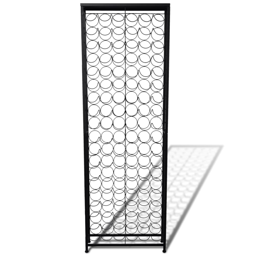 vidaXL Wine Rack for 108 Bottles Metal 3