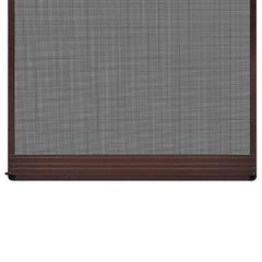 vidaXL Hinged Insect Screen Manual Brown and Black 120 x 240 cm 4