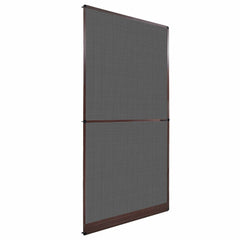 vidaXL Hinged Insect Screen Manual Brown and Black 120 x 240 cm 1