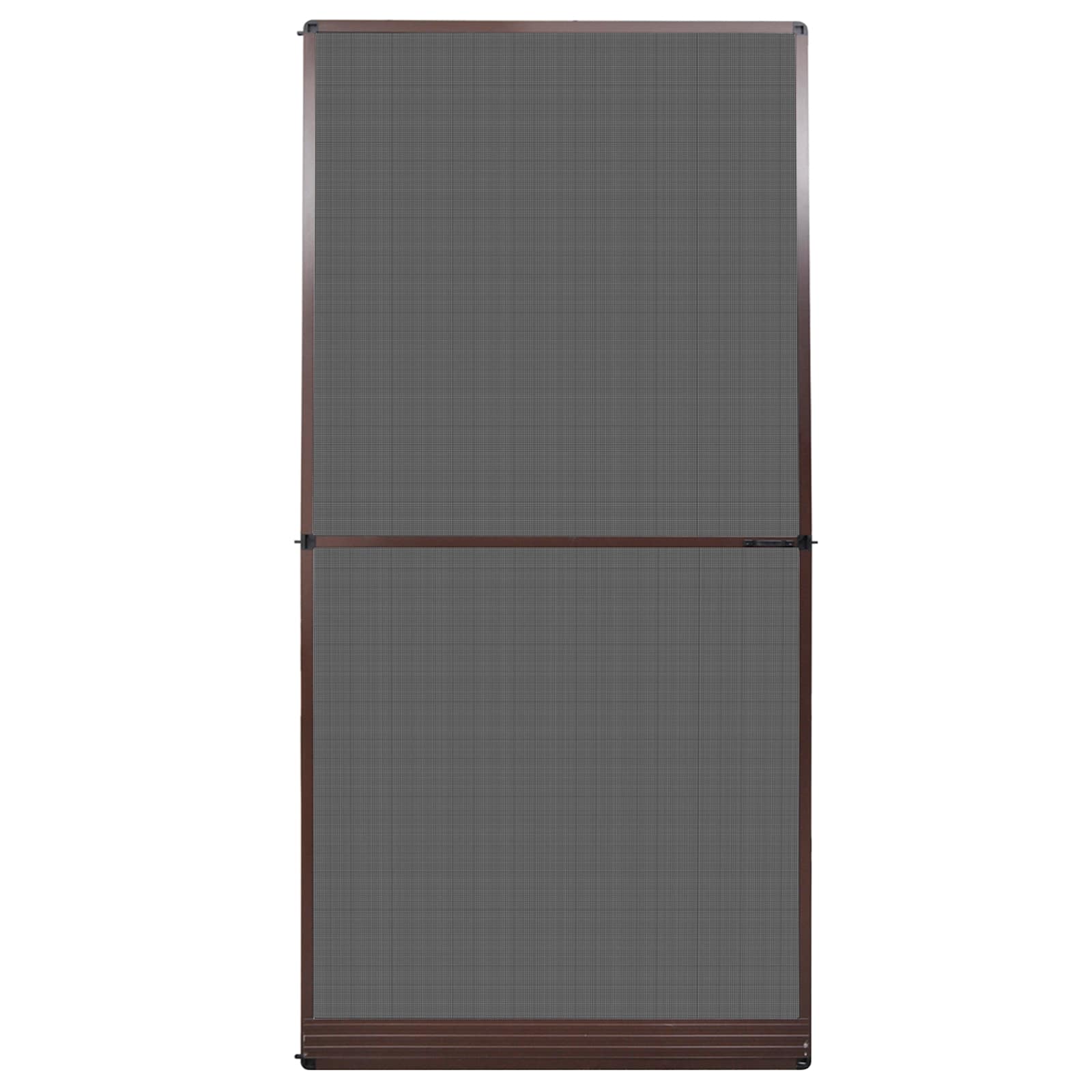 vidaXL Hinged Insect Screen Manual Brown and Black 120 x 240 cm 2