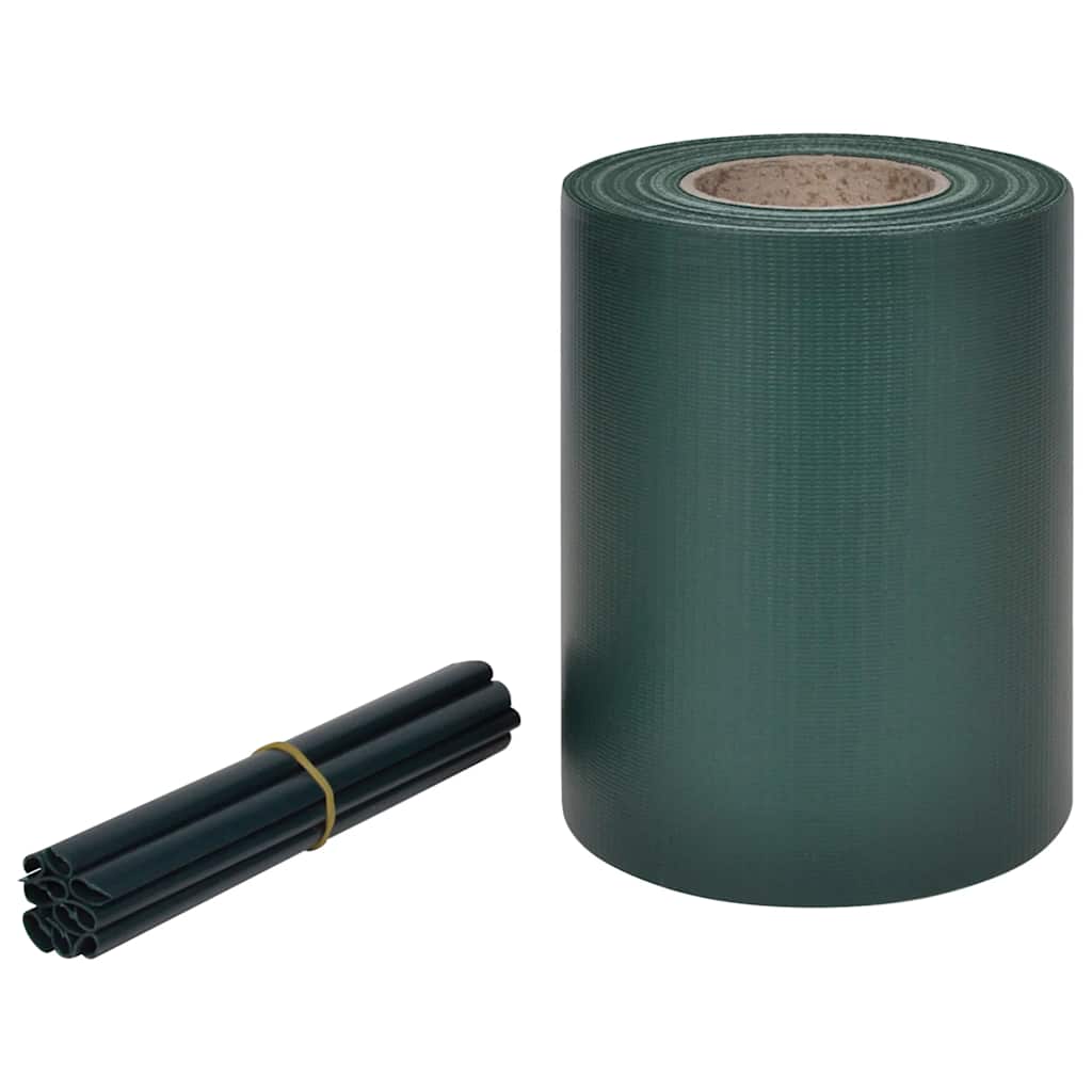 vidaXL Privacy Strip PVC 70x0.19 m Green 2