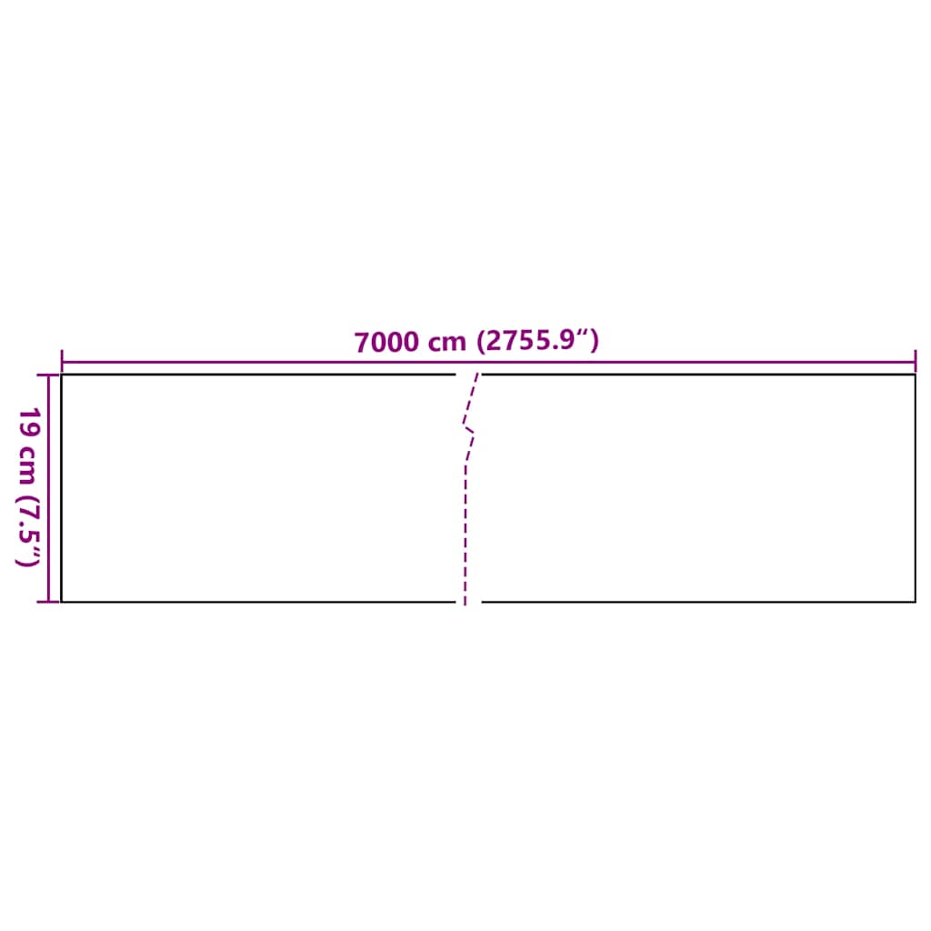 vidaXL Privacy Strip PVC 70x0.19 m Green 6