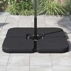 vidaXL Parasol Base | Black | Plastic | 60 L capacity | Heavy Weight Endurance 3