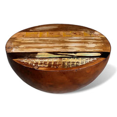 Coffee Table Solid Wood Reclaimed Brown 60 cm 28 cm