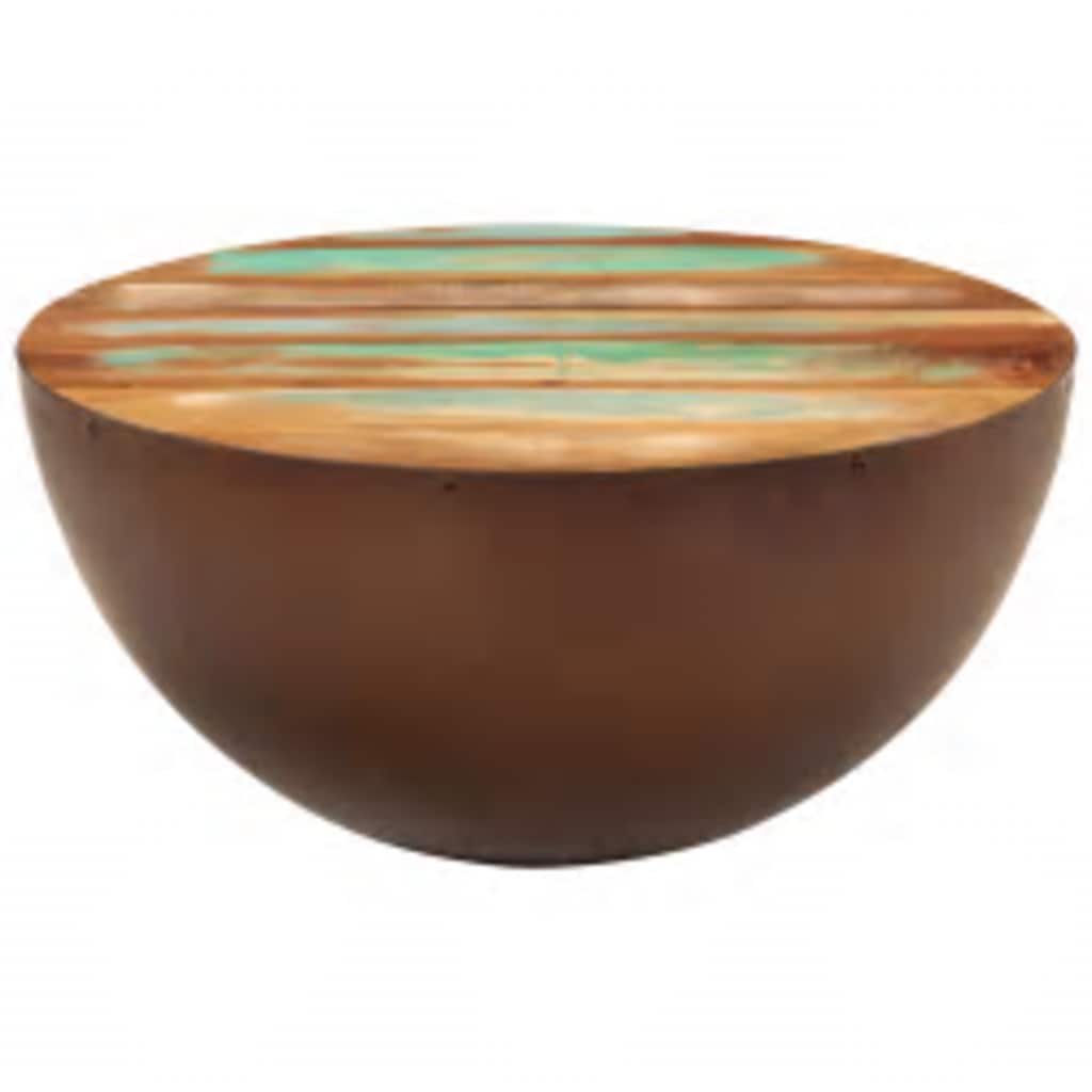 Coffee Table Solid Wood Reclaimed Brown 60 cm 28 cm