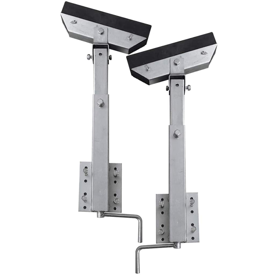 vidaXL Boat Trailer Solid Bar Bow Support Set of 2 63 - 88 cm 1