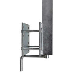 vidaXL Boat Trailer Solid Bar Bow Support Set of 2 63 - 88 cm 4