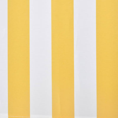 Folding Awning 300 cm Yellow & White