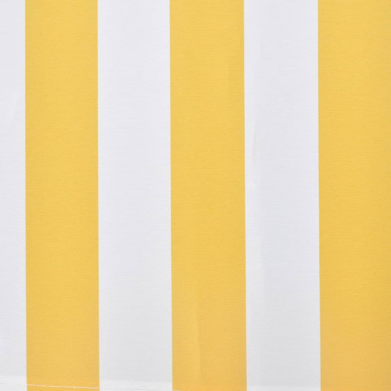 Folding Awning 300 cm Yellow & White