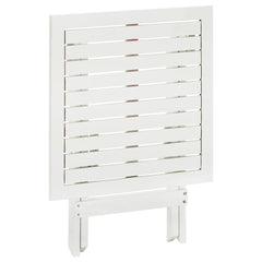 vidaXL Side Table | White | Acacia hardwood | Small | Foldable | Side Table 4